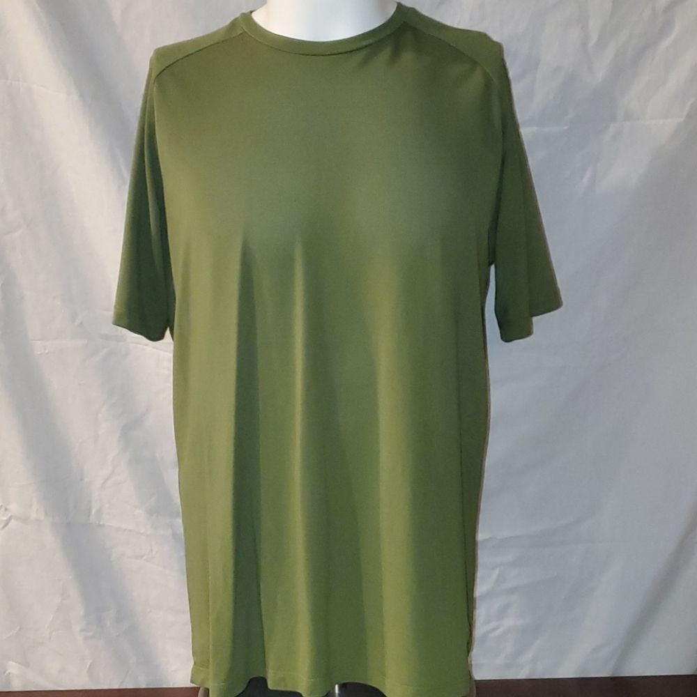 Jumper Premium Threads Olive Green Tee Shirt Size Large Eco Blend - Picture 6 of 10